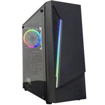 Gabinete Gamer Satellite 1102K RGB 1 Fan - Preto