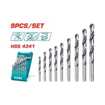 Kit de Broca Total TACSD0095 HSS 9 Piezas