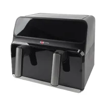Freidora Air Fryer Tokyo Suprema EDTOKAFRYER8 Doble Canasta 8L 1700W 220V Negro