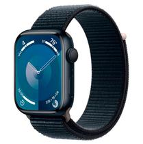 Apple Watch Series 9 MR9C3LW/A Caixa Aluminio 45MM Meia Noite - Loop Esportiva Meia Noite