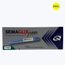 Caneta Semaglix Ozempic Semaglutina 1,34MG/ML 3ML 4 Aplicação de 1ML
