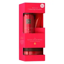 Kit de Banho Rituals The Ritual Of Ayurveda - Esfoliante Corporal 125GR + Creme Corporal 70ML + Gel de Banho Espumante 50ML