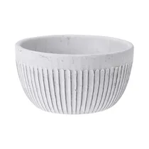 Maceta de Cerámica KPM 033447 19 X 10 CM Blanco