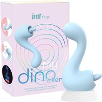 Vibrador Feminino Intt MY Dino Licker - Azul