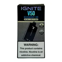 Blueberry Ice Ignite V50 New Edition 5000PUFFS Pod Descartável