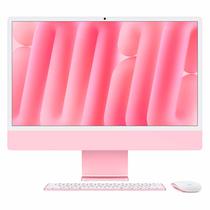 Imac Apple 2024 MWUG3LL/A M4 16GB 256GB SSD Tela 24" 4.5K - Rosa