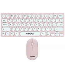 Teclado USB Satellite AK6031G c/Mou s/fio Portugues Rosa