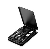 Kit Celular USB-C c/Estuche Xtech XTC-570 Adaptador USB-A/M-USB/Lightning Negro