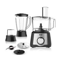 Multiprocessador Raf R.305 7 Em 1 / 600W / 1.5 Litros / 220V - Preto