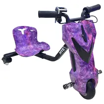 Triciclo Eletrico Hye TR01 / Bluetooth / Speaker / LED / 6.5" - Purple Galaxy