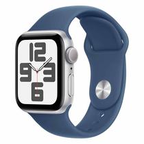 Apple Watch Se 2 2024 MXED3LL/A Caixa Aluminio 40MM Prata - Esportiva Azul M/L