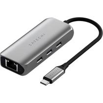 Hub Satechi Multiport 4 Em 1 USB-C - Cinza (ST-H3C25EM)