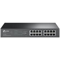 TP-Link Switch TL-SG1016PE Metal 10/100/1000 MBPS (8 Puertos Compatibles Con Poe+) Negro