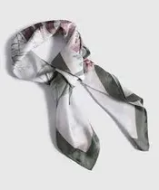 Original Pañoleta Fem K57564-3 Poliester 70X70CM Blanco