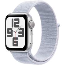 Apple Watch Se 2 MXEE3LL/A - Bluetooth - Wi-Fi - GPS - 40MM - Silver Aluminum/Blue Cloud Sport Loop