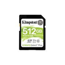 Cartão de Memória Kingston Select Plus SDS2/512GB - 512GB - SD - 100MB/s