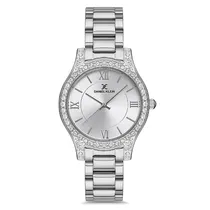 Relogio Analogico Feminino Daniel Klein DK.1.12762-1 Premium Ladies / Pulseira de Aço Inoxidável - Prata