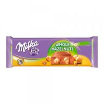 Barra Chocolate Milka Ao Leite com Avelas Inteiras 270G (Europa)