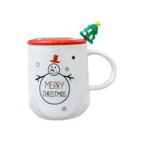 Taza Navidena Muneco de Nieve