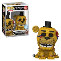 Funko Pop Five Nigths Freddy 10TH Freddy Whithered Golden *Ex* 1033