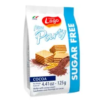Biscoito Wafer Gastone Lago Party Chocolate Sem Açúcar 125G