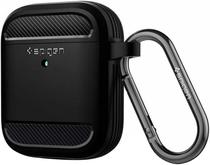 Capa Spigen para Airpods (1ST/2ND Gen) ASD01117 Rugged Armor - Matte Black