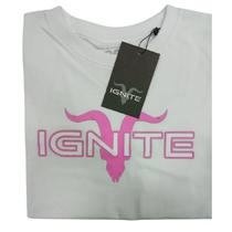 Ignite Remera Cropped Femenino 62003 (T)P Algodon Blanco