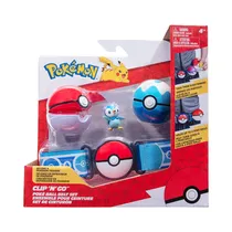 Kit de Juego Pokémon Clip 'N' Go Piplup Poké Ball Belt Set PKW3159
