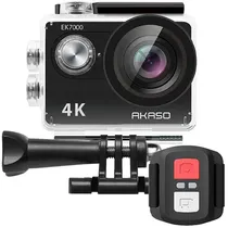 Câmera de Ação Akaso EK7000 20MP 4K com Wi-Fi - Preta