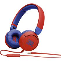 Fone de Ouvido JBL JR310 com Jack 3.5MM/Microfone - Red