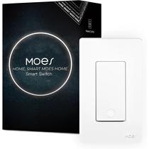 Interruptor de Luz Inteligente Moes WS-SR-US-T-WH Wifi 1 Botao - Branco