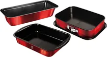 Conjunto de Assadeira Berlinger Haus Metallic Line Burgundy Edition - BH-7632