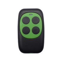 Controle Remoto Wireless Modelo B / RF433 com 4 Botoes / Controle para Portao / Duplicador / Copiador / Alarme - Verde/ Preto