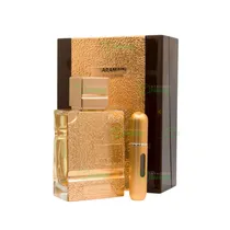 Al Haramain Amber Oud Gold 999.9 Dubai Edition Edp - 100 ML - Perfume Unisex + Refil