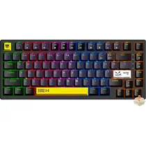 Teclado Gamer Mecânico Onikuma G58 80% RGB USB Switch Brown - Preto (Inglês)