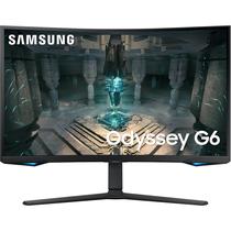 Monitor Gamer Curvo Smart Samsung Odyssey G6 LS32BG652EN 32" QHD 240HZ / 1 MS - Preto