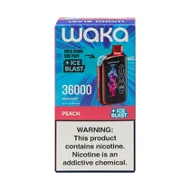 Pod Descartável Waka Blast 36K Peach +
