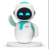 Eilik Juguetes Interactivos Robot Companero de Escritorio Cristal Blue