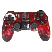 Controle PS4 God Of War Vermelho