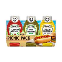 Pack Picnic Heinz Con Ketchup, Sweet Relish Y Mostaza 3 Unidades