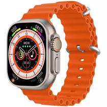 Smartwatch Moxom MX-WH05 com Bluetooth - Dourado/Laranja