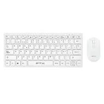 Teclado e Mouse FTX FTXGK03 Wireless/Espanol Blanco