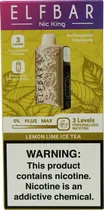 Vape Descartável Elf Bar 40K Nic King Lemon Lime Ice Tea 40000 Puffs