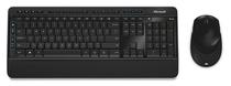 Teclado com Mouse Microsoft 3050 Wireless Espanhol Preto - PP3-00004