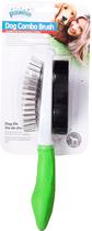 Escova de Cachorro 2 Em 1 Verde - Pawise Dog Brush 11464