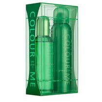 Perfume Colour Me Green Set Masculino Edt 90ML + Body Spray 150ML