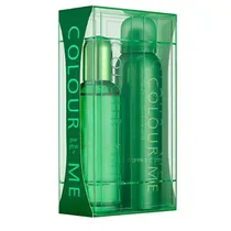 Perfume Colour Me Green Set Masculino Edt 90ML + Body Spray 150ML