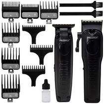 Kit Maquina de Cortar Cabelo Prosper P-1901 Recarregavel + Aparador de Pelos - Preto