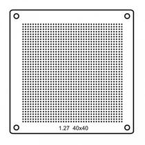 Bga Stencil Universal 40X40 1.27 B-0.76