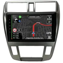 Central Multimidia PNT Honda City (08-13) And 13 4GB/64/4G Octacore Ar Digital Carplay+And Auto Sem TV
